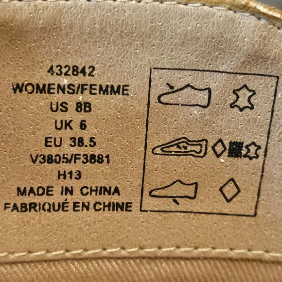 Lands End Womens Mid-Calf Brown Leather Side Zip Boots  #432842  Size 8 - Picture 8 of 10